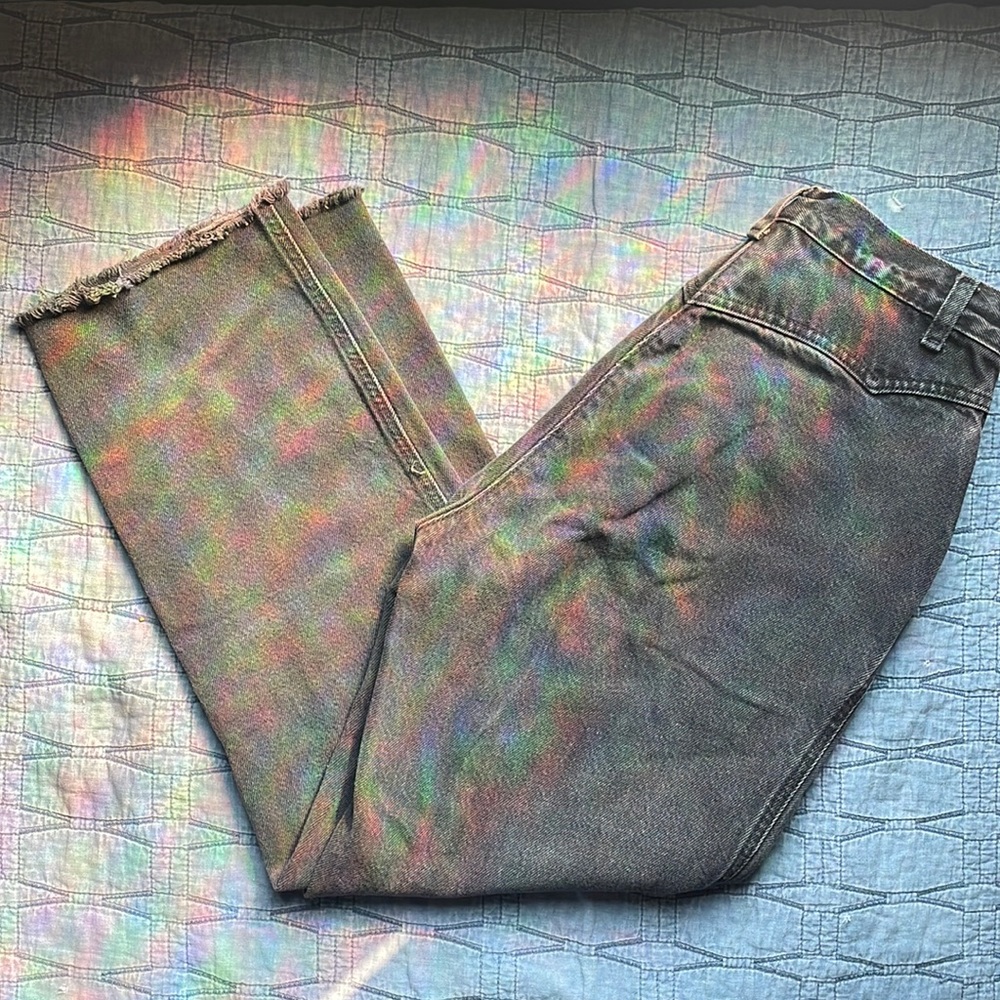 Vintage High Waisted Black Jeans